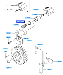 kbh45a cow-handle-brushcutters part diagram