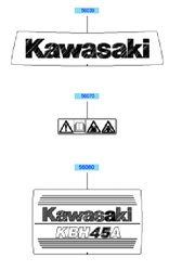 kbh45a cow-handle-brushcutters part diagram