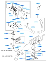 kbh45a cow-handle-brushcutters part diagram