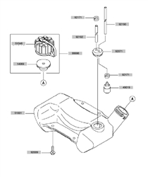 kbh45a cow-handle-brushcutters part diagram