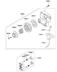 kbh45a cow-handle-brushcutters part diagram