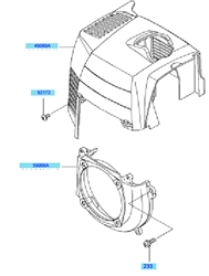 kbh45a cow-handle-brushcutters part diagram