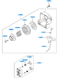kbh45b cow-handle-brushcutters part diagram