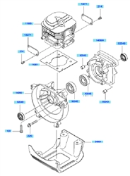 kbh45b cow-handle-brushcutters part diagram