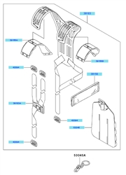 kbh48a cow-handle-brushcutters part diagram
