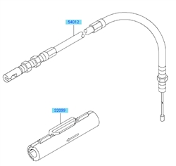 kbh48a cow-handle-brushcutters part diagram