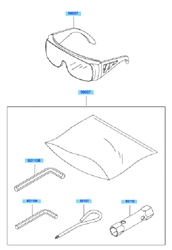 kbh48a cow-handle-brushcutters part diagram