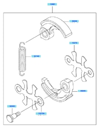 kbh48a cow-handle-brushcutters part diagram