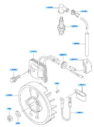 kbh48a cow-handle-brushcutters part diagram