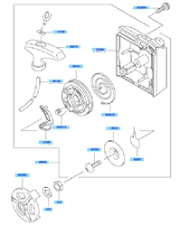 kbh48a cow-handle-brushcutters part diagram