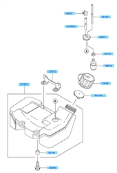 kbh48a cow-handle-brushcutters part diagram