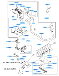 kbh48a cow-handle-brushcutters part diagram