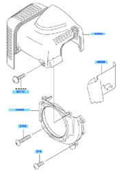 kbh48a cow-handle-brushcutters part diagram