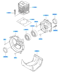 kbh48a cow-handle-brushcutters part diagram