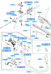 kbh48a cow-handle-brushcutters part diagram