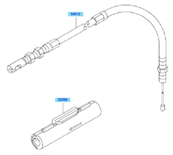 kbh48a cow-handle-brushcutters part diagram