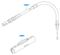 kbh48a cow-handle-brushcutters part diagram
