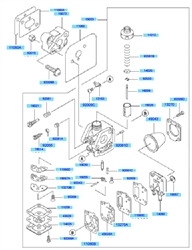 kbh48a cow-handle-brushcutters part diagram