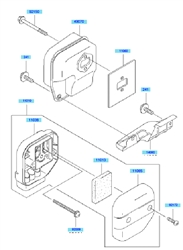 kbh48a cow-handle-brushcutters part diagram