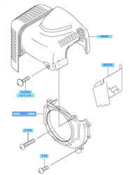 kbh48a cow-handle-brushcutters part diagram