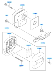 kbh48b cow-handle-brushcutters part diagram