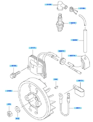 kbh48b cow-handle-brushcutters part diagram