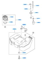 kbh48b cow-handle-brushcutters part diagram