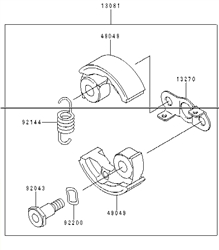 kbl26a loop-handle-brushcutters part diagram