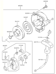 kbl26a loop-handle-brushcutters part diagram