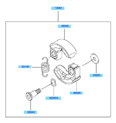 kbl27a loop-handle-brushcutters part diagram