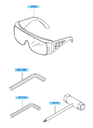 kbl27s loop-handle-brushcutters part diagram
