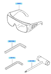 kbl34a loop-handle-brushcutters part diagram