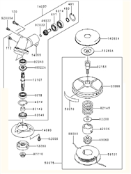 kbl34a loop-handle-brushcutters part diagram