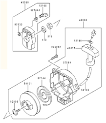 kbl34a loop-handle-brushcutters part diagram