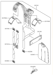 kbl34a loop-handle-brushcutters part diagram