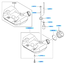 kbl34a loop-handle-brushcutters part diagram