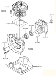 kbl34a loop-handle-brushcutters part diagram