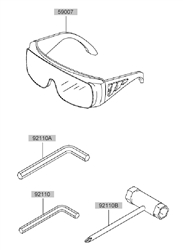 kbl35a loop-handle-brushcutters part diagram