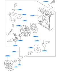 kbl43a loop-handle-brushcutters part diagram