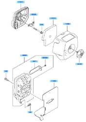 kbl45a loop-handle-brushcutters part diagram
