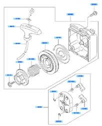 kbl48a loop-handle-brushcutters part diagram