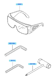 kbl48a loop-handle-brushcutters part diagram