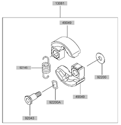 kcs525a hedge-trimmers-2 part diagram