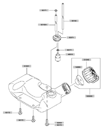kcs525a hedge-trimmers-2 part diagram