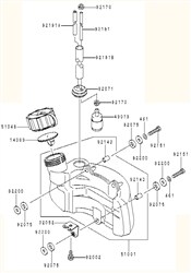 khd600 hedge-trimmers-2 part diagram
