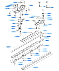 khd600 hedge-trimmers-2 part diagram