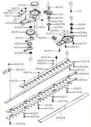 khs750a-b hedge-trimmers-2 part diagram