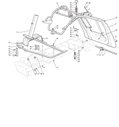 1228m-garden-tractor mountfield-riders part diagram
