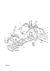 1228m-garden-tractor mountfield-riders part diagram