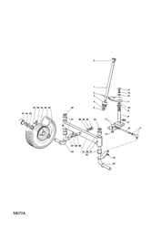 1228m-garden-tractor mountfield-riders part diagram